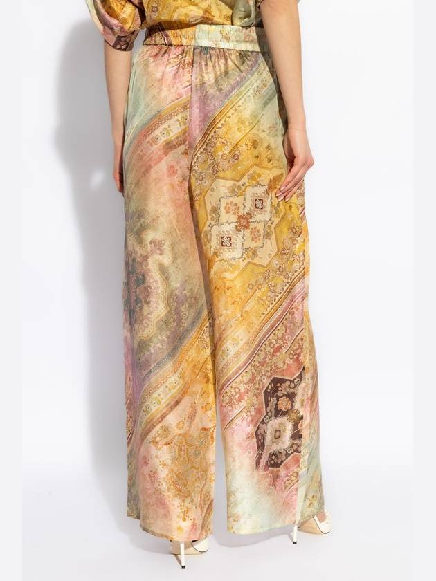 Zimmermann Silk Loose Fit Trousers, Women's, Multicolour - ZIMMERMANN - BALAAN 4