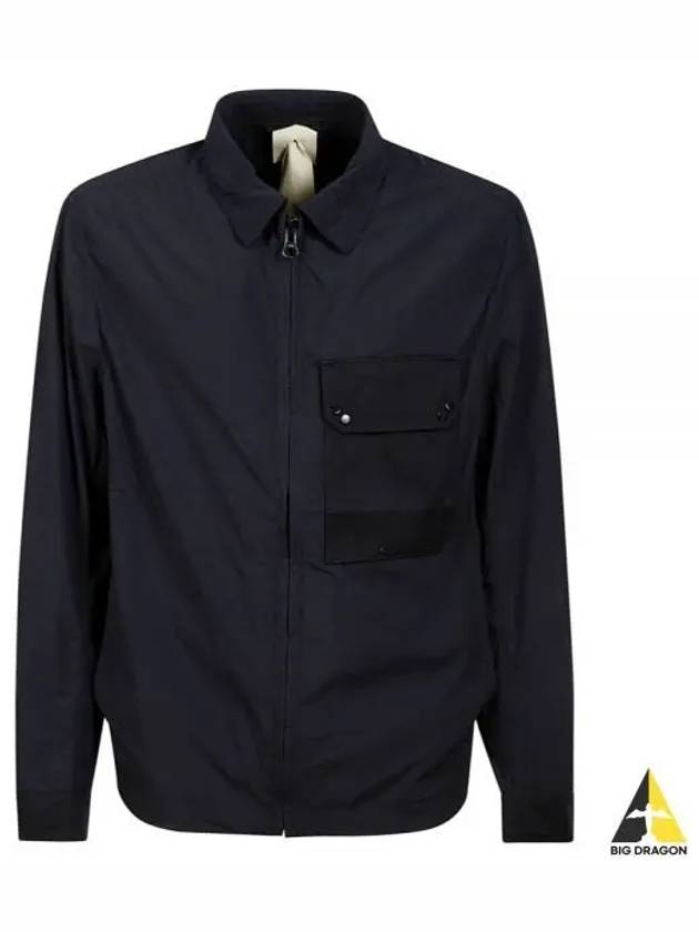 Pocket Zip-Up Mid Layer Jacket Navy - TEN C - BALAAN 2