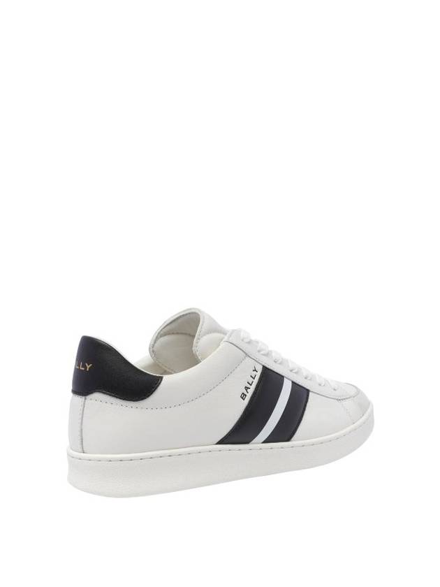 Thiago Leather Low-Top Sneakers White - BALLY - BALAAN 4