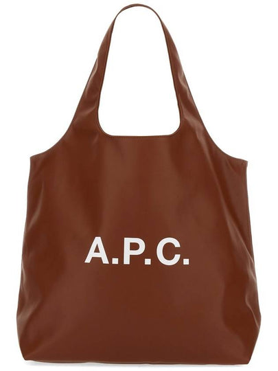 Ninon Logo Print Tote Bag Nut Brown - A.P.C. - BALAAN 2