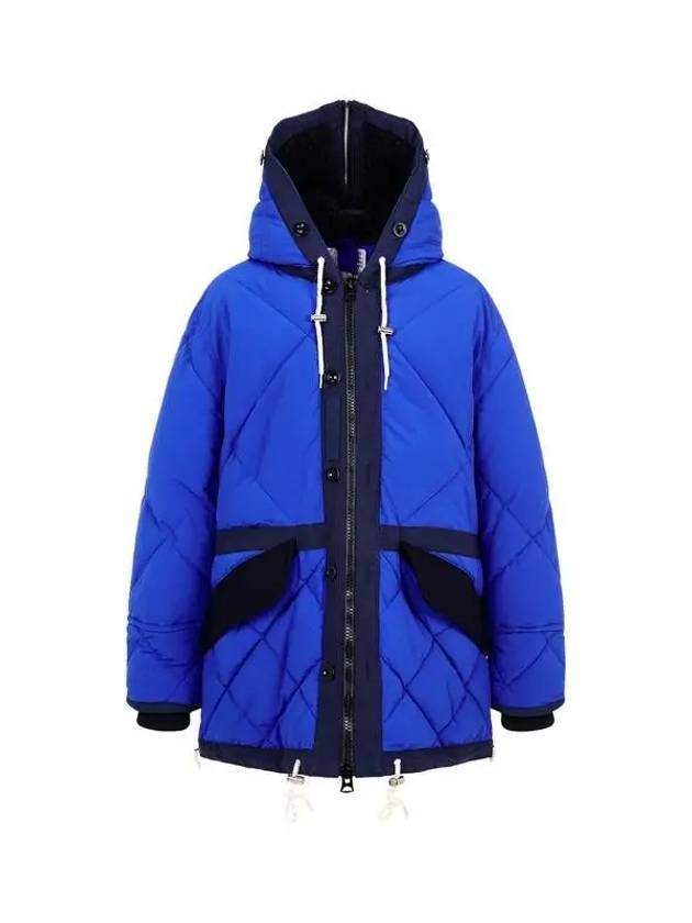 Men's Diamond Quilted Padded Blouson Blue 270261 - SACAI - BALAAN 1