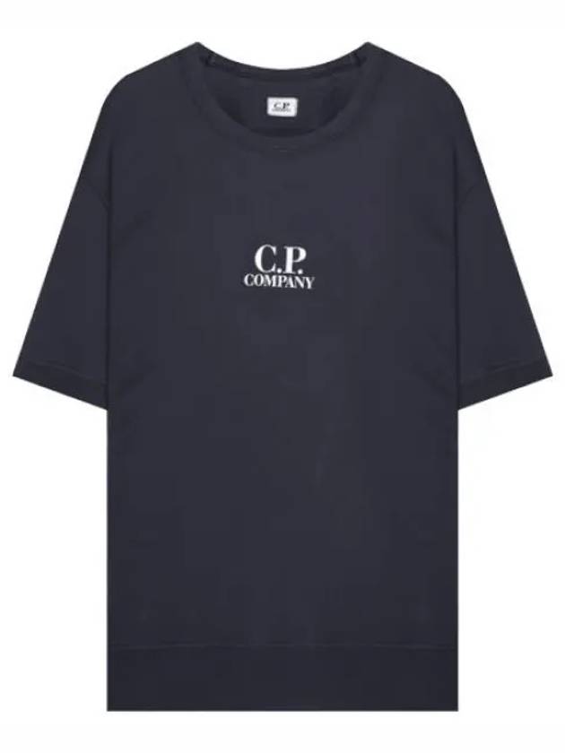 Lightweight logo short sleeve sweatshirt - CP COMPANY - BALAAN 1