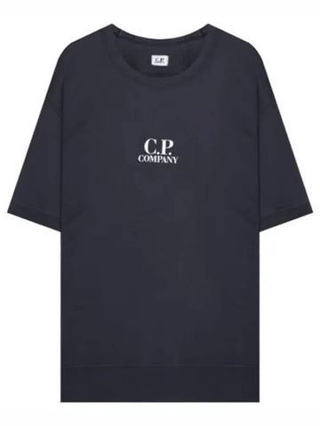 Lightweight logo short sleeve sweatshirt - CP COMPANY - BALAAN 1