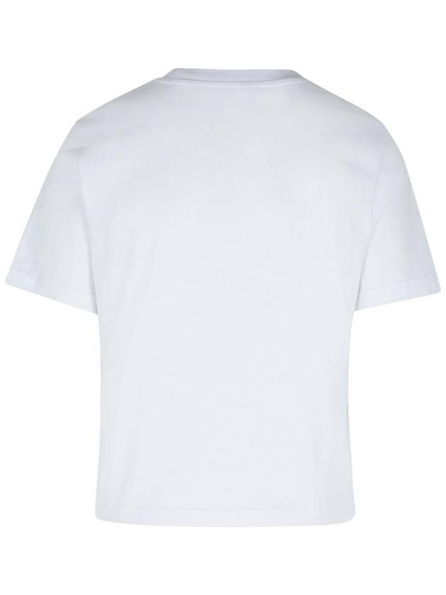 JW Anderson White Cotton T-Shirt - JW ANDERSON - BALAAN 3