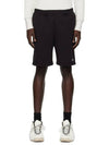 Stock Logo Sweatshort Black - STUSSY - BALAAN 2