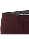 Skinny fit burgundy stretch cotton pants - PT TORINO - BALAAN 5