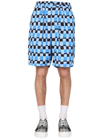 Marni Check Print Bermuda Shorts - MARNI - BALAAN 1