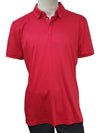 Men's L Size Red Short Sleeve Golf Shirt - HUGO BOSS - BALAAN 1