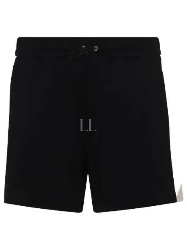 Logo Patch Cotton Shorts Navy - MONCLER - BALAAN 2