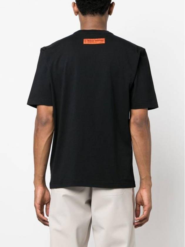 T-Shirt HMAA032C99JER005 1001 Black - HERON PRESTON - BALAAN 4