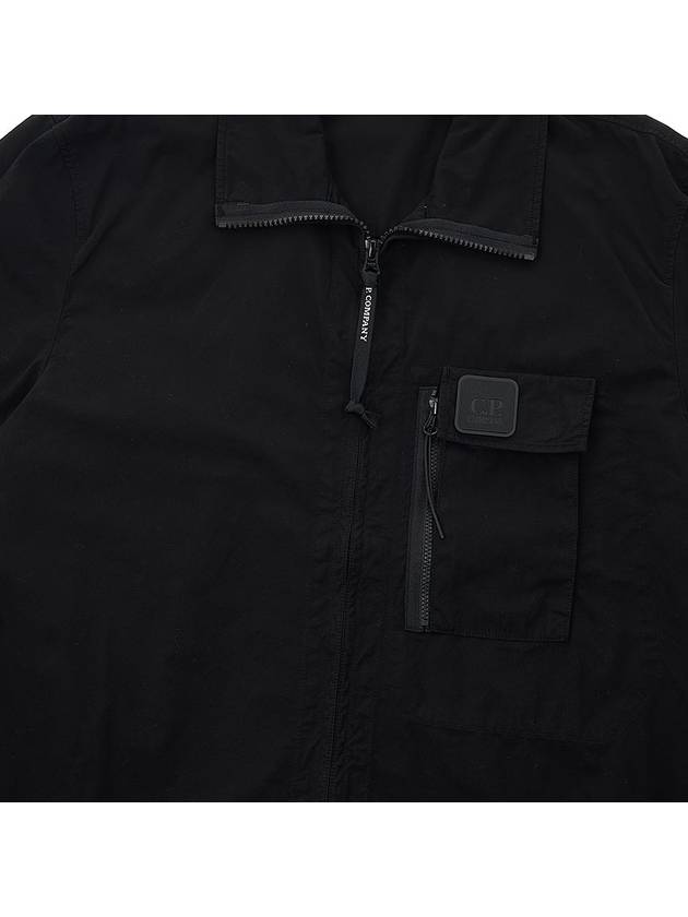 Lens Waffen Gabadin Shirt Jacket 13CMSH248A 002824G 999 - CP COMPANY - BALAAN 7