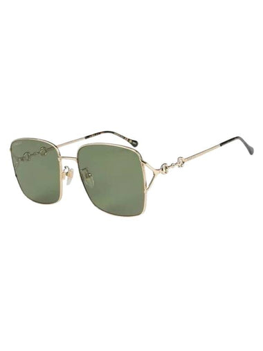 Eyewear Square Metal Sunglasses Gold - GUCCI - BALAAN 1