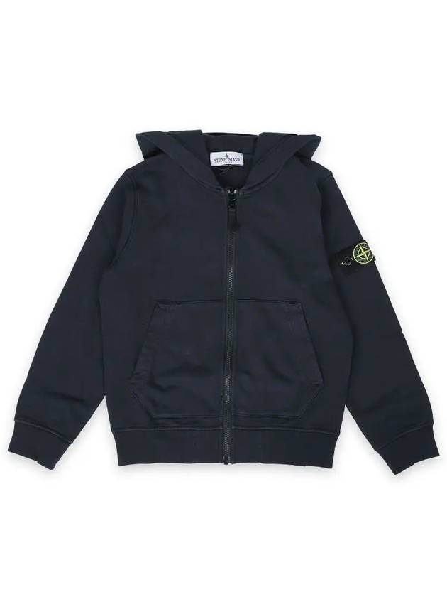 Stone Kids Waffen Patch Hooded Zip Up Jacket Navy K1S16 6100010S0040 V0020 - STONE ISLAND - BALAAN 2