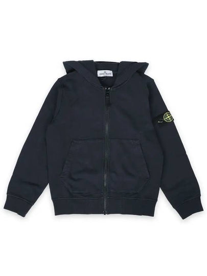 Stone Kids Waffen Patch Hooded Zip Up Jacket Navy K1S16 6100010S0040 V0020 10 12A - STONE ISLAND - BALAAN 2