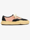 Baker VL OG Sole Canvas Low Top Sneakers Black Pink - MIHARA YASUHIRO - BALAAN 2