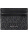 Men's Greyson Logo Card Wallet Black - MICHAEL KORS - BALAAN 1