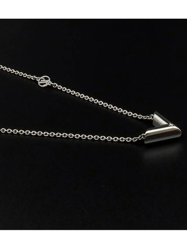 Silver Chain Essential V Supple Necklace M63197 - LOUIS VUITTON - BALAAN 1