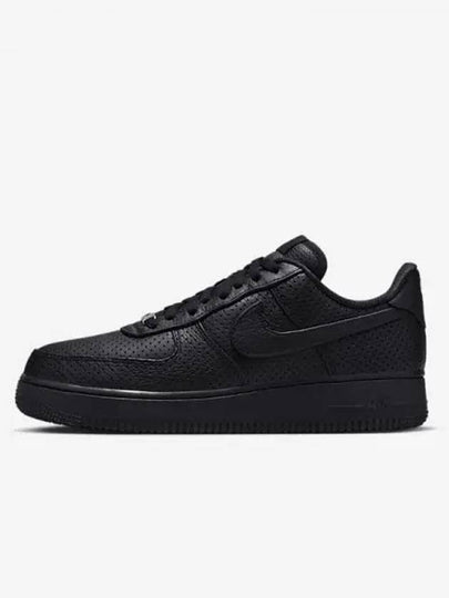 Air Force 1 SP Low Top Sneakers Perforated Black - NIKE - BALAAN 2