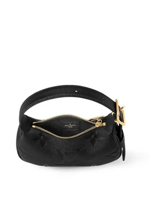 Mini Moon Monogram Empreinte Leather Shoulder Bag Black - LOUIS VUITTON - BALAAN 6