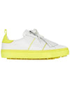 Contrast Accent Kiltie Durf Golf Spikeless Yellow White - G/FORE - BALAAN 3