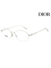 Glasses Frame NEOO R2U F000 Round Metal Men Women - DIOR - BALAAN 1