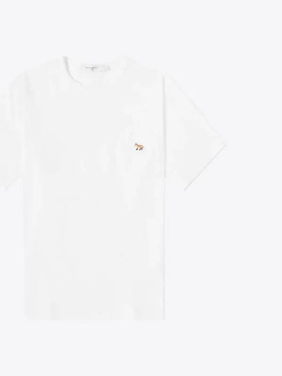 Baby Fox Patch Pocket Short Sleeve T-Shirt White - MAISON KITSUNE - BALAAN 2