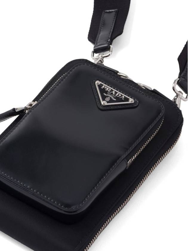 triangle-logo panelled smartphone case - PRADA - BALAAN 5