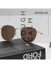 Eyewear Asian Fit Round Sunglasses Brown - MONCLER - BALAAN 3