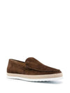 Men's Suede Slip-On Loafers Mocha - TOD'S - BALAAN 3