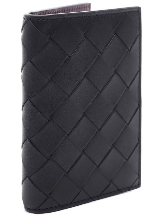 Intrecciato Card Wallet Black - BOTTEGA VENETA - BALAAN 4