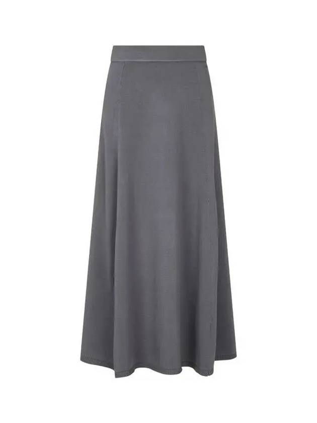 Women's Knitted Long Flare Skirt Dark Gray 270897 - ARMANI EXCHANGE - BALAAN 1