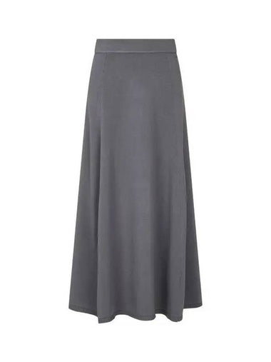 Women s Knitted Long Flare Skirt Dark Gray 270897 - ARMANI EXCHANGE - BALAAN 1