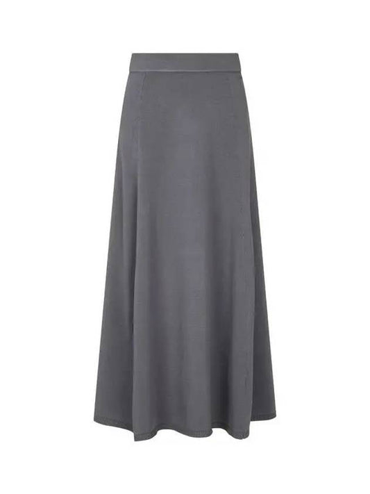 Women's Knitted Long Flare Skirt Dark Gray 270897 - ARMANI EXCHANGE - BALAAN 1