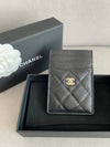 Classic Gold CC Logo Caviar Card Wallet Black - CHANEL - BALAAN 2