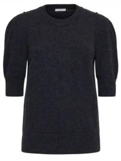 Short Sleeve Knit Top Anthracite Melange - LEMAIRE - BALAAN 2