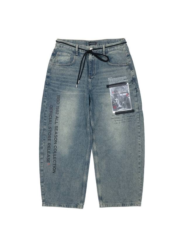 BBD No Sympathy Denim Pants Vintage Blue - BLACKBLOND - BALAAN 1