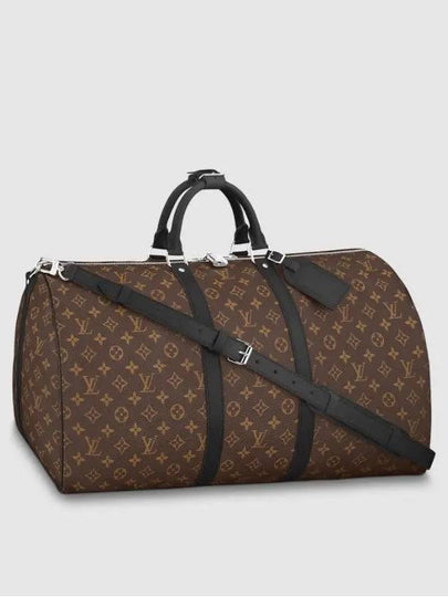 Monogram Keepall 55 Bandouliere Macassar Duffel Bag Brown - LOUIS VUITTON - BALAAN 2