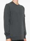 Compass Patch Cotton Sweatshirt Grey - STONE ISLAND - BALAAN 4