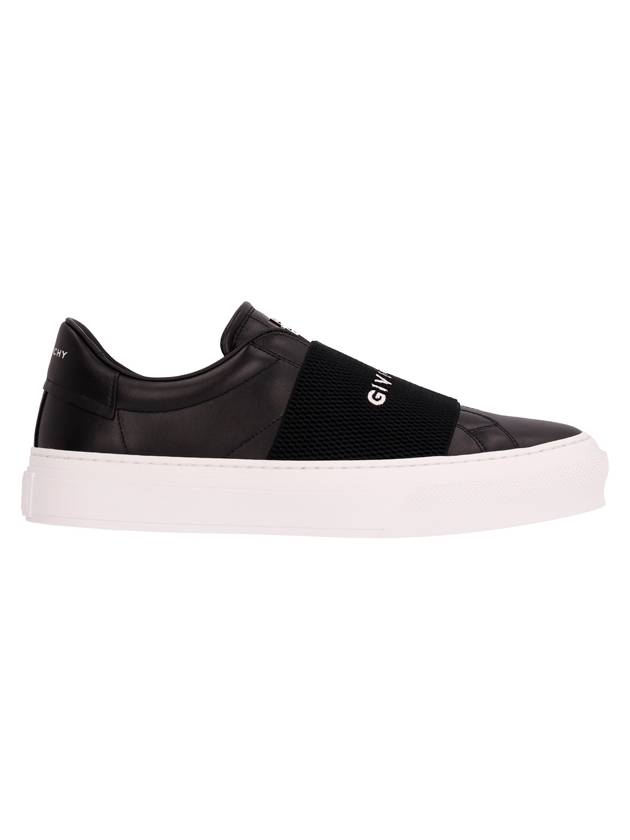 City Court Band Logo Low Top Sneakers Black - GIVENCHY - BALAAN 2