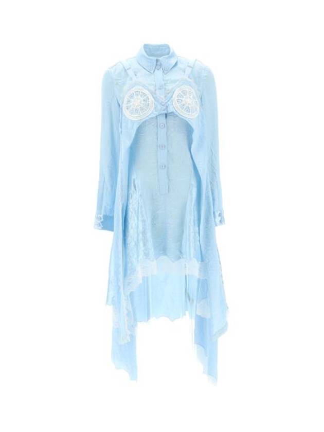 one-piece dress 8068743 143902 B5161 GLACIER BLUE - BURBERRY - BALAAN 1