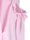 Dry Silk Straight Collar Twist Shirt Pink - LEMAIRE - BALAAN 5