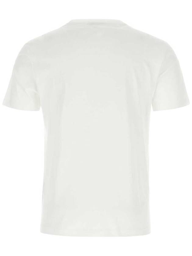 Medusa Embroidery Cotton Short Sleeve T-shirt White - VERSACE - BALAAN 3