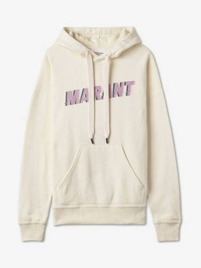 Mansel Logo Print Hoodie Vanilla - ISABEL MARANT - BALAAN 2