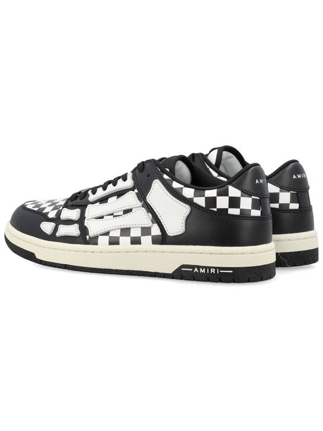 Amiri Checkered Skel Top Low Sneakers - AMIRI - BALAAN 4