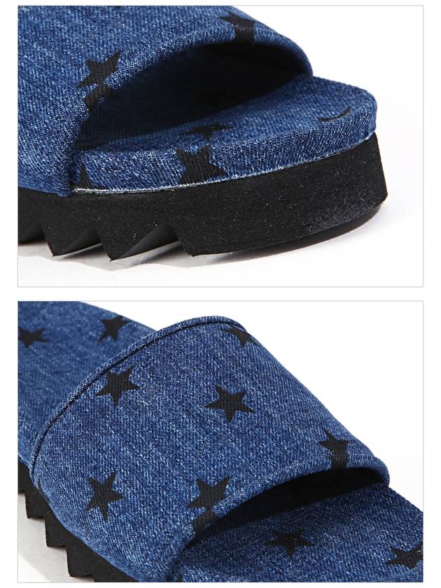 star pattern slippers blue - JOSHUA SANDERS - BALAAN 5