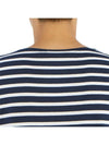 Minquiers Modern Stripe Long Sleeve T-Shirt Navy - SAINT JAMES - BALAAN 10