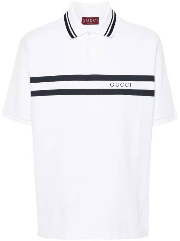 Logo Print Polo Shirt 788016XJGJX - GUCCI - BALAAN 2