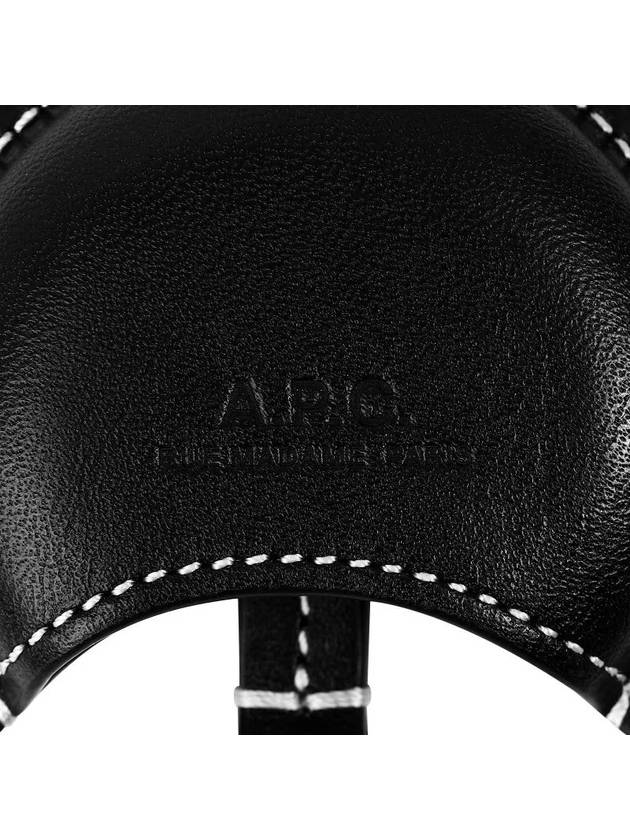 Amber Leather Key Holder Black - A.P.C. - BALAAN 4