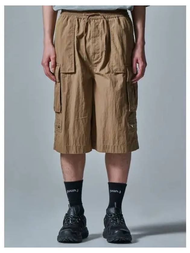 Cotton cargo shorts beige domestic product GM0024071863445 - JUUN.J - BALAAN 1