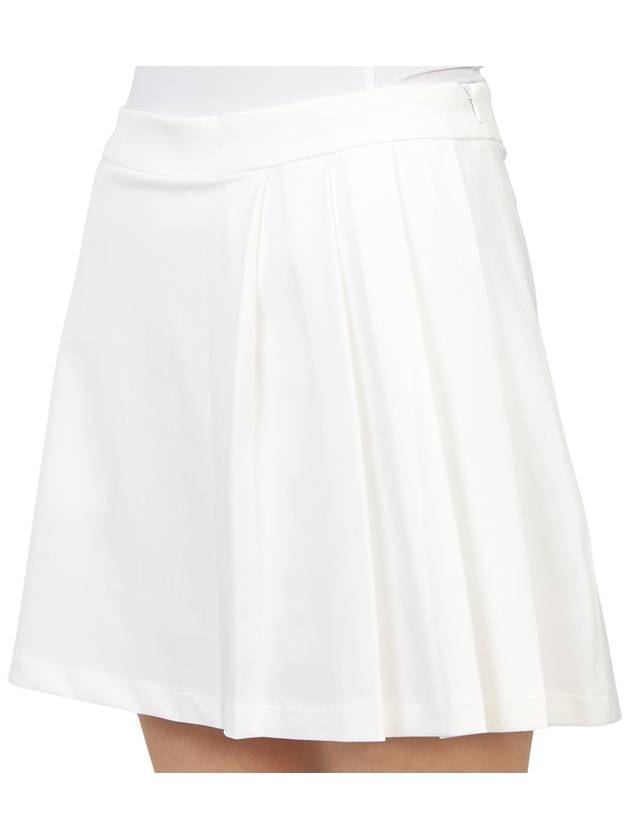 Women's Side Pleat Luxe 4-Way Stretch Twill Skirt White - G/FORE - BALAAN 9